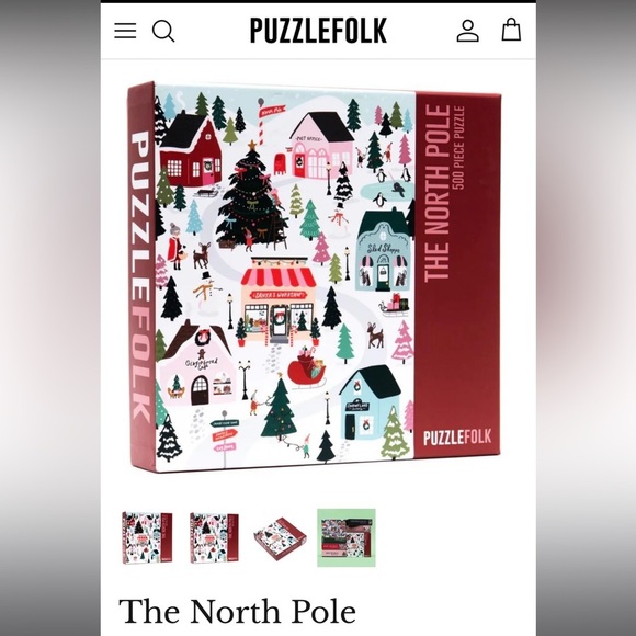puzzelfolk Other - Puzzlefolk:North Pole 500 Piece Puzzle